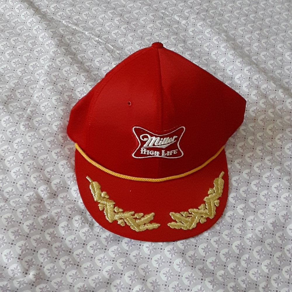 Vintage 1980s Miller High Life snapback cap